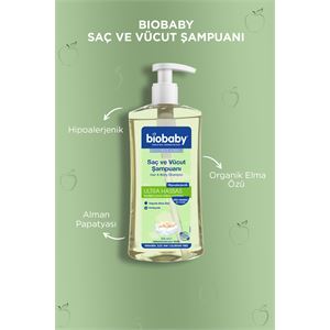 Biobaby Ultra Hassas Saç Ve Vücut Şampuanı 500 ml-