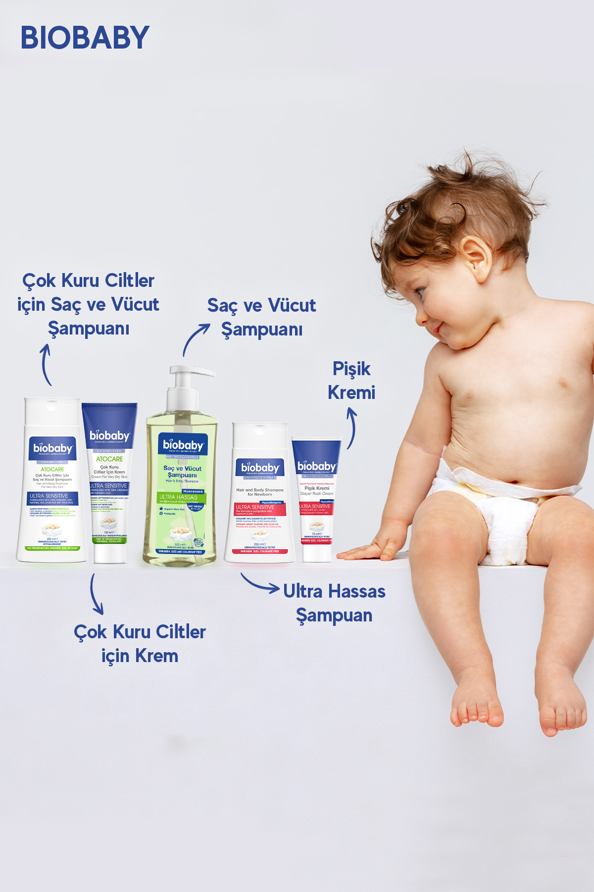 Biobaby Ultra Hassas Saç Ve Vücut Şampuanı 500 ml-
