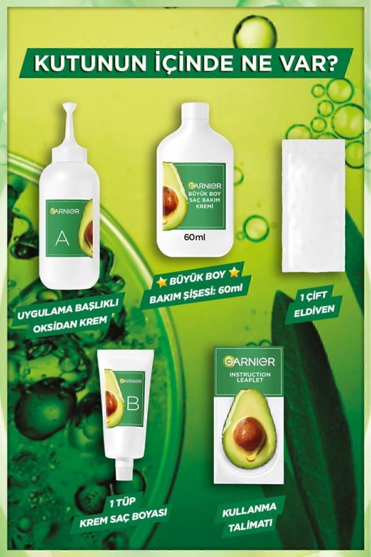 Garnier Nutrisse Yoğun Besleyici Saç Boyası 8N-