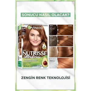 Garnier Nutrisse Yoğun Besleyici Saç Boyası 6.41-