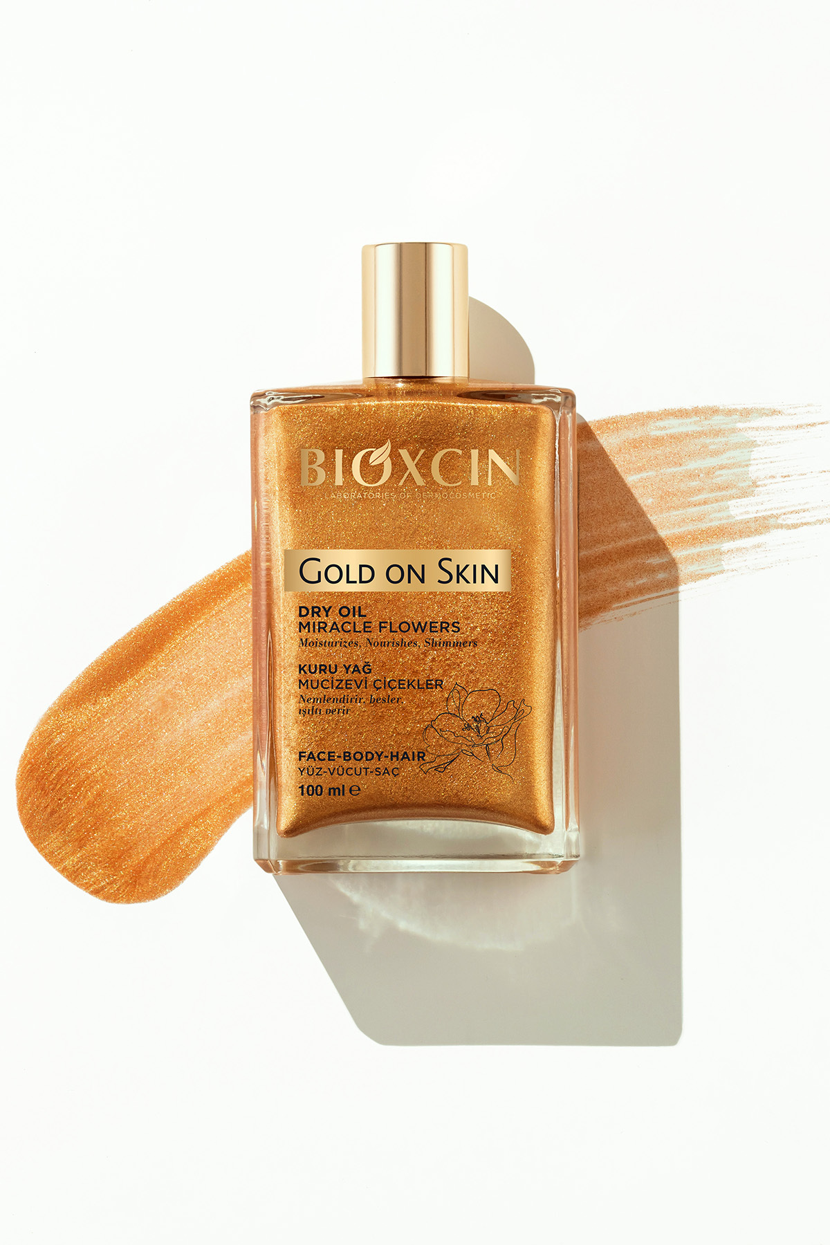 Bioxcin Gold On Skin Altın Parıltılı Kuru Yağ 100-