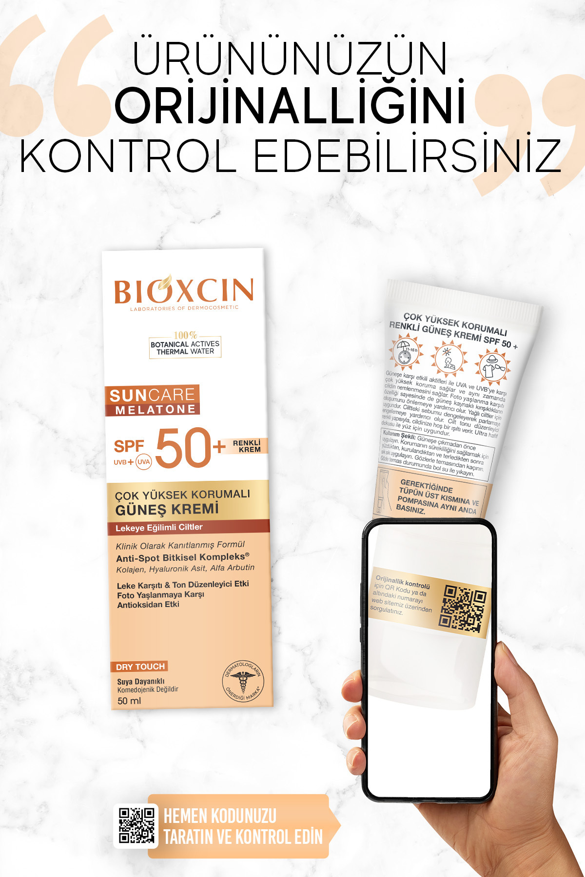 Bioxcin Sun Care Lekeye Eğilimli Renkli Güneş Krem-