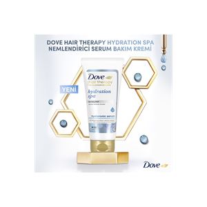 Dove Hair Therapy Hydration Spa saç kremi 170ml-