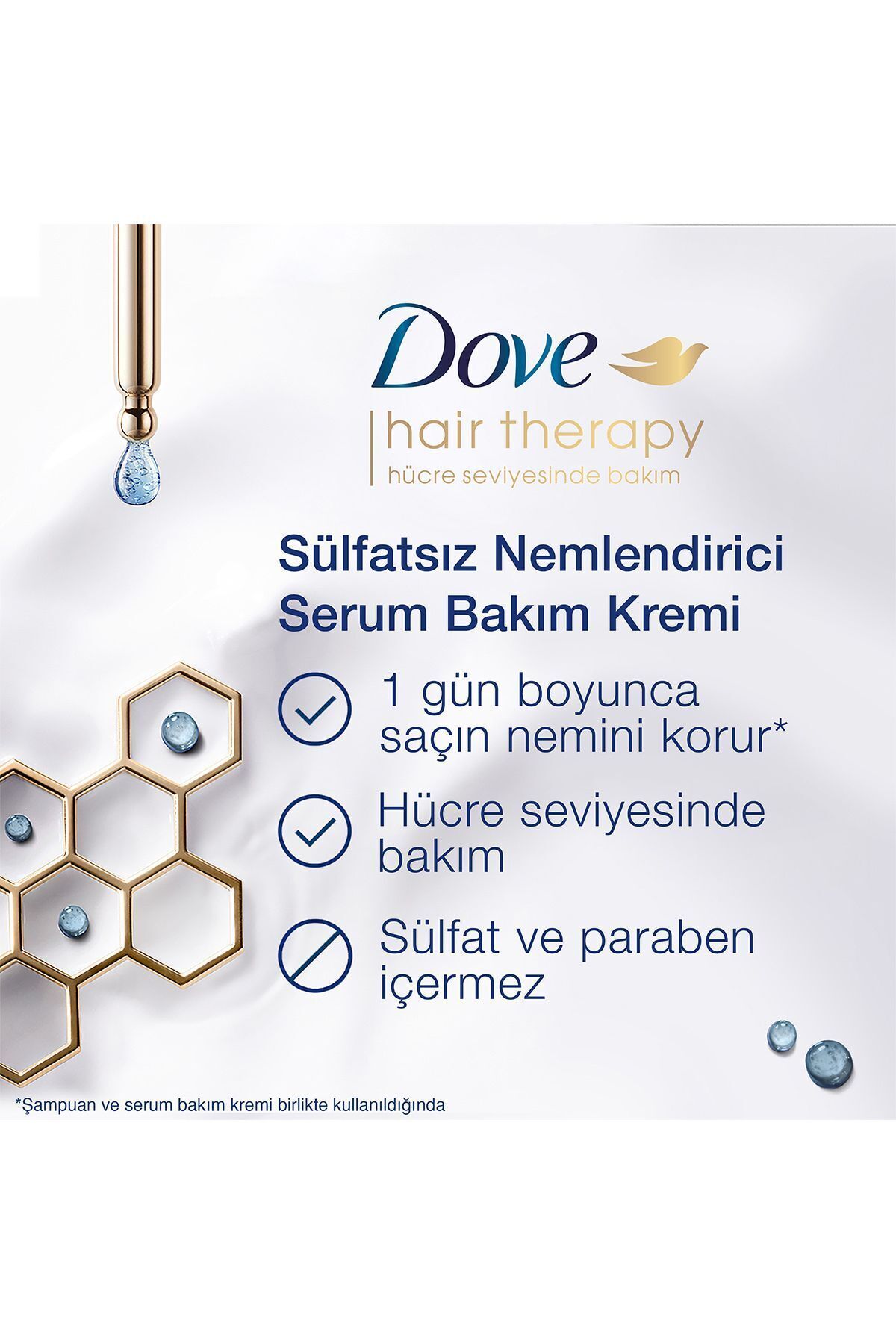 Dove Hair Therapy Hydration Spa saç kremi 170ml-