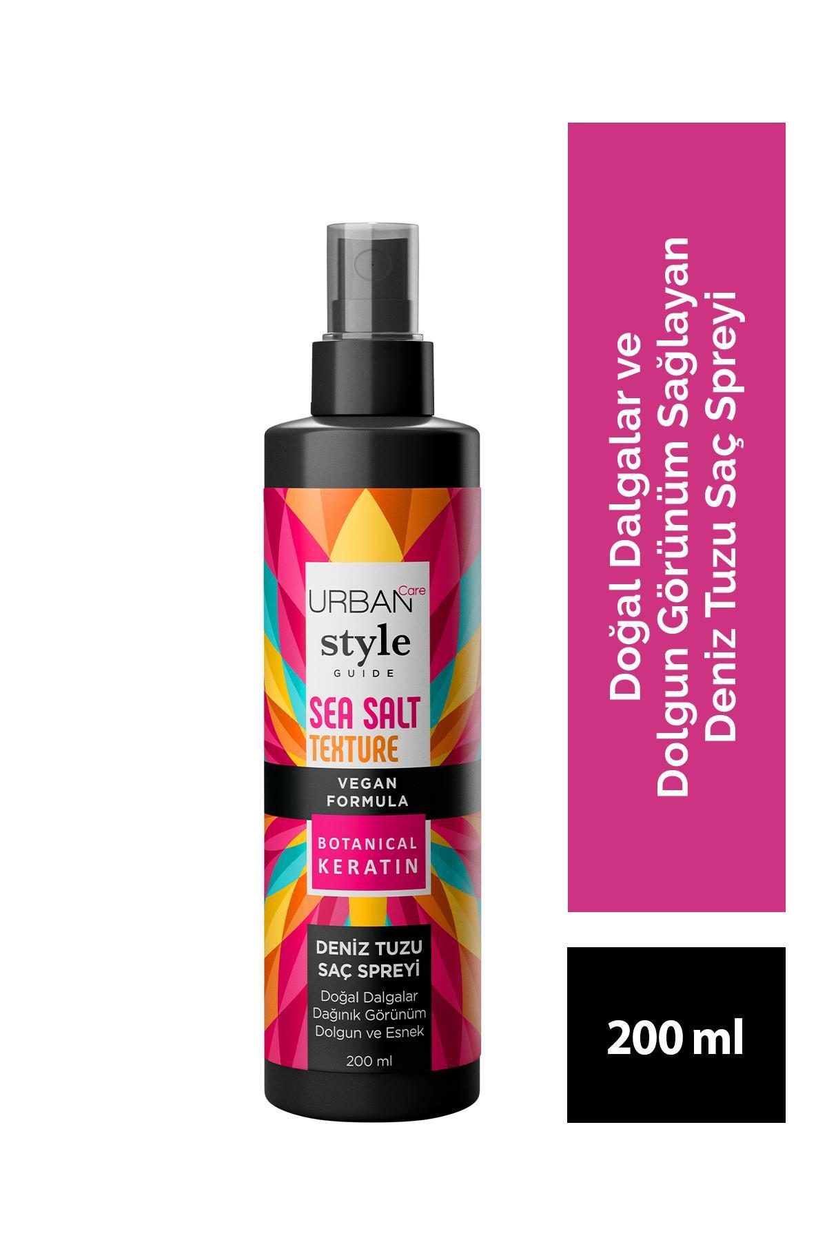 Urban Care Style Guide Deniz Tuzu Etkili saç sprey-
