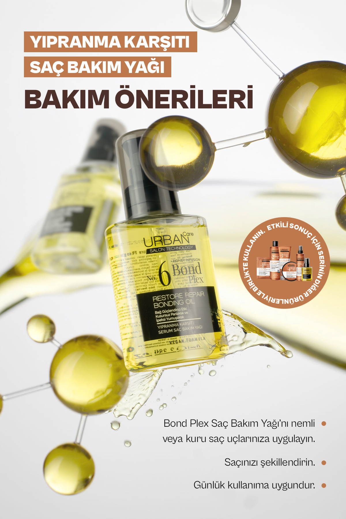 Urban Care No.6 Bond Plex Restore Repair Serum Saç-