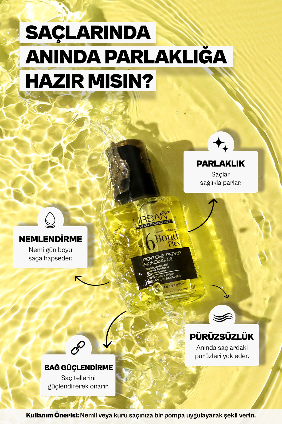 Urban Care No.6 Bond Plex Restore Repair Serum Saç-