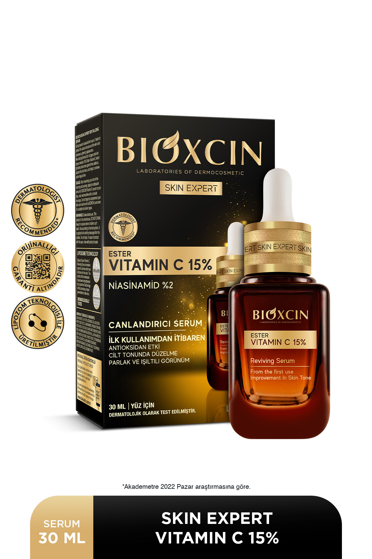 BİOXCİN ESTER C VİTAMİNİ SERUM %15 & NİASİNA SERUM-