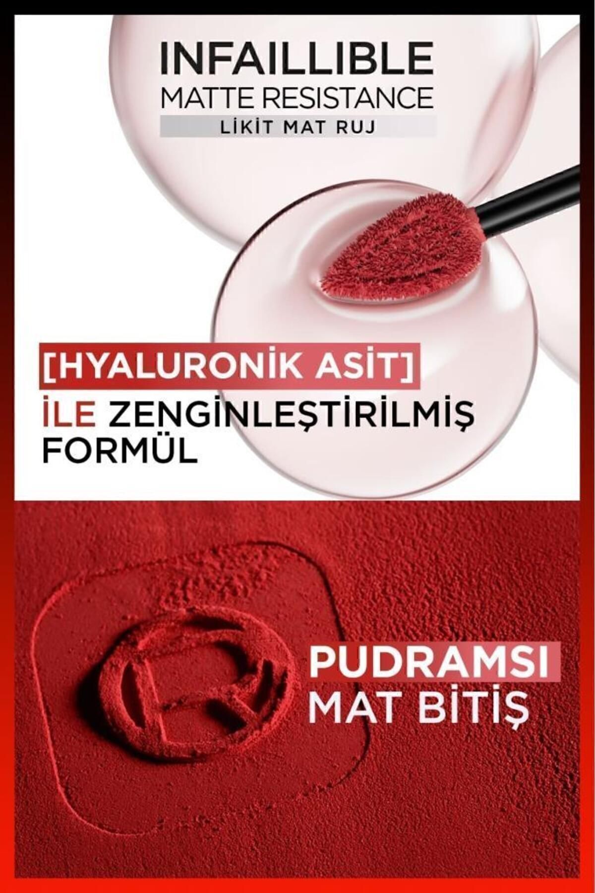 LOreal Paris Infaillible Resistance Likit Mat5 RUJ-