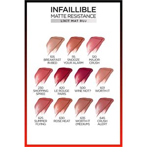 LOreal Paris Infaillible Matte Resistance Likit Ma-