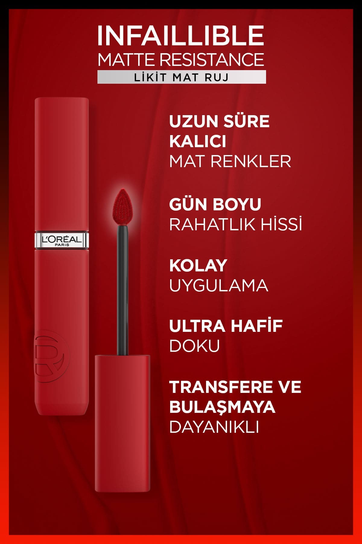 LOreal Paris Infaillible Matte Resistance Likit Ma-
