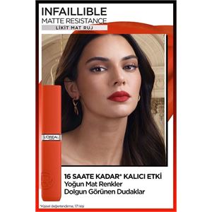 LOreal Paris Infaillible Resistance Likit Mat 150-