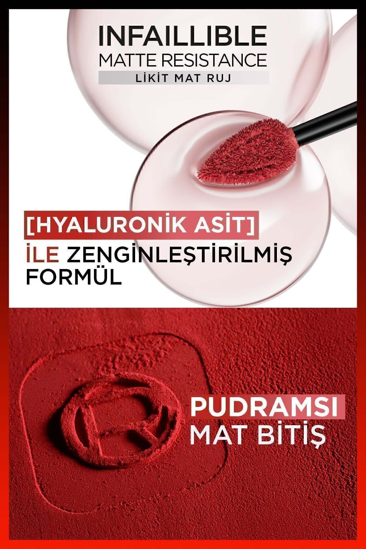 LOreal Paris Infaillible Resistance Likit Mat 150-