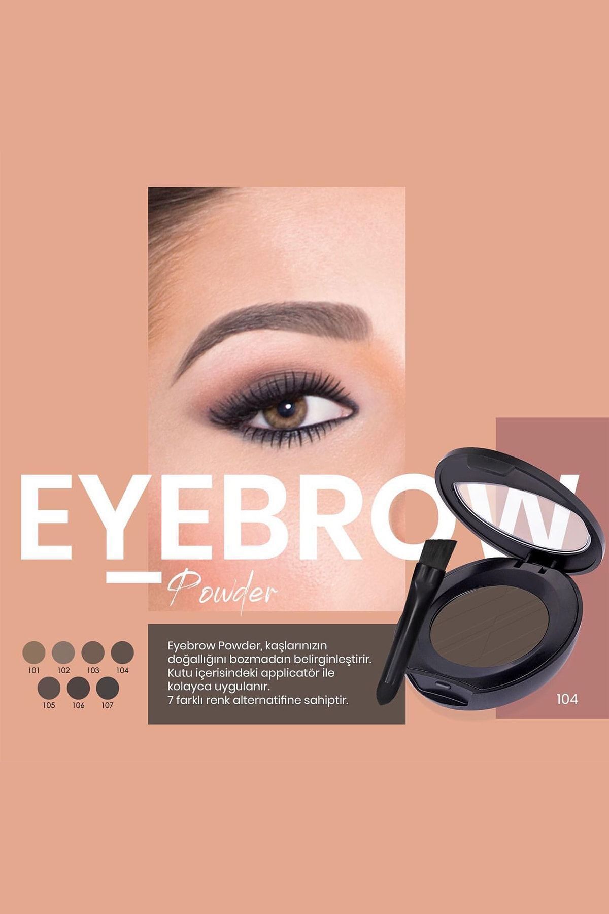 GOLDEN ROSE  EYEBROW POWDER NO.105-