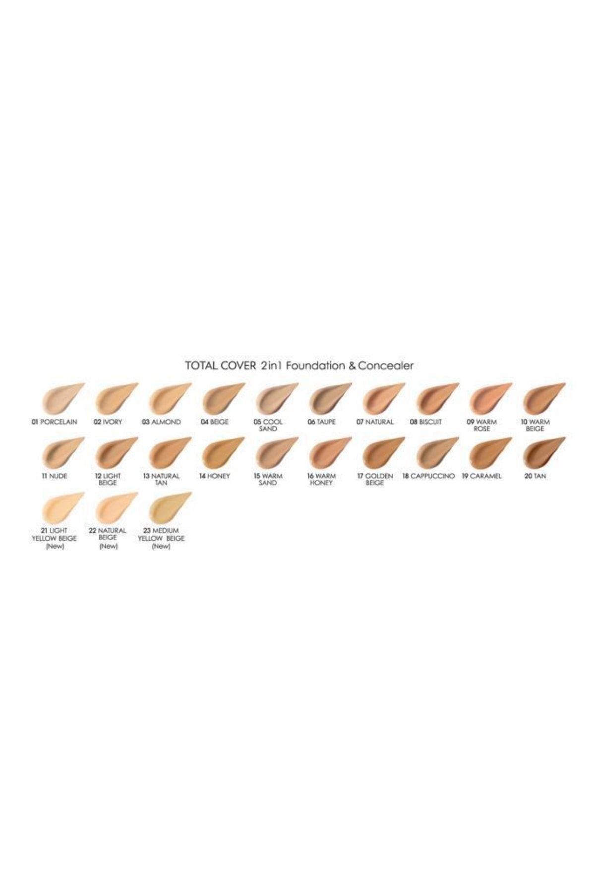 GOLDEN ROSE  TOTAL COVER 2&1 FOUND.CONCEALER 21-