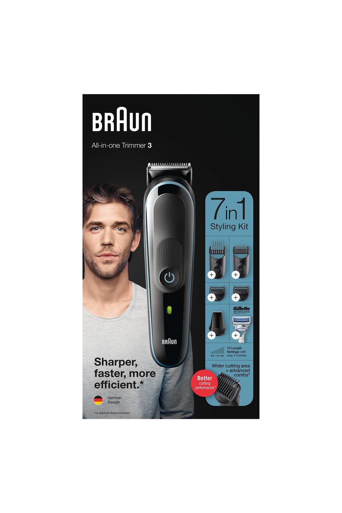 Braun MGK 3342 Erkek Bakım Kiti 7si 1 Arada Şekill-