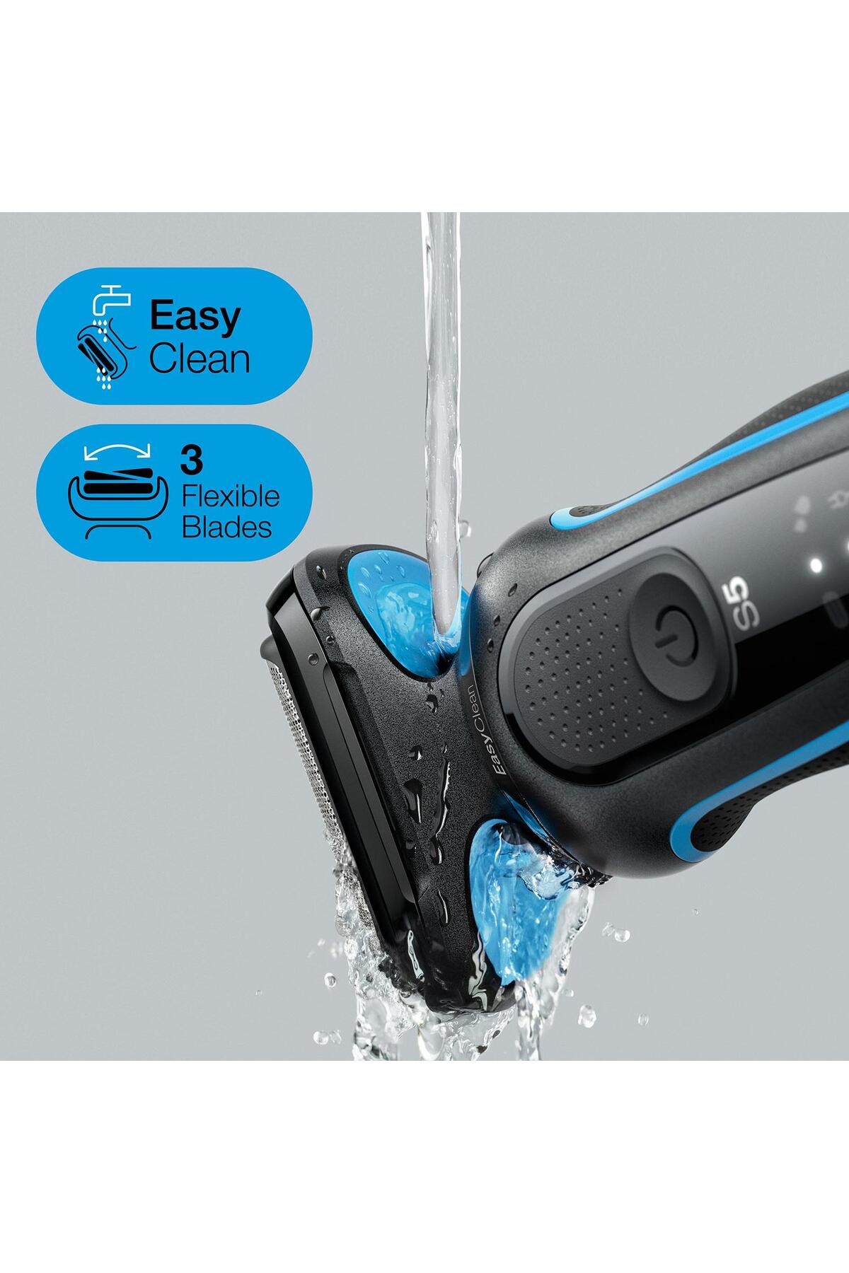 BRAUN YENİ SERİ 5 B1200S KABLOSUZ TIRAŞ MAKİNESİ-