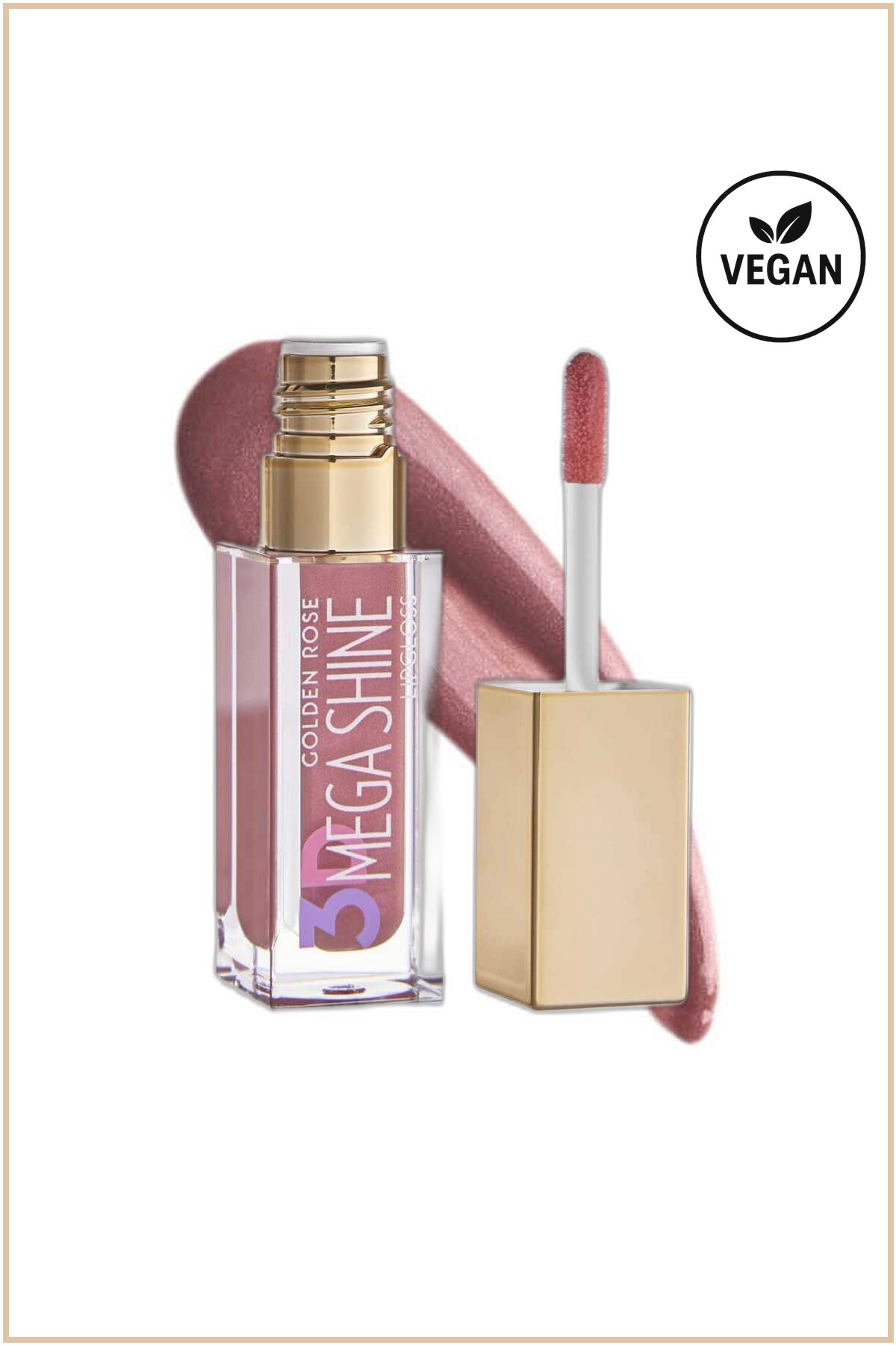 GOLDEN ROSE  3D MEGA SHINE LIPGLOSS NO 114 SHIMMER-