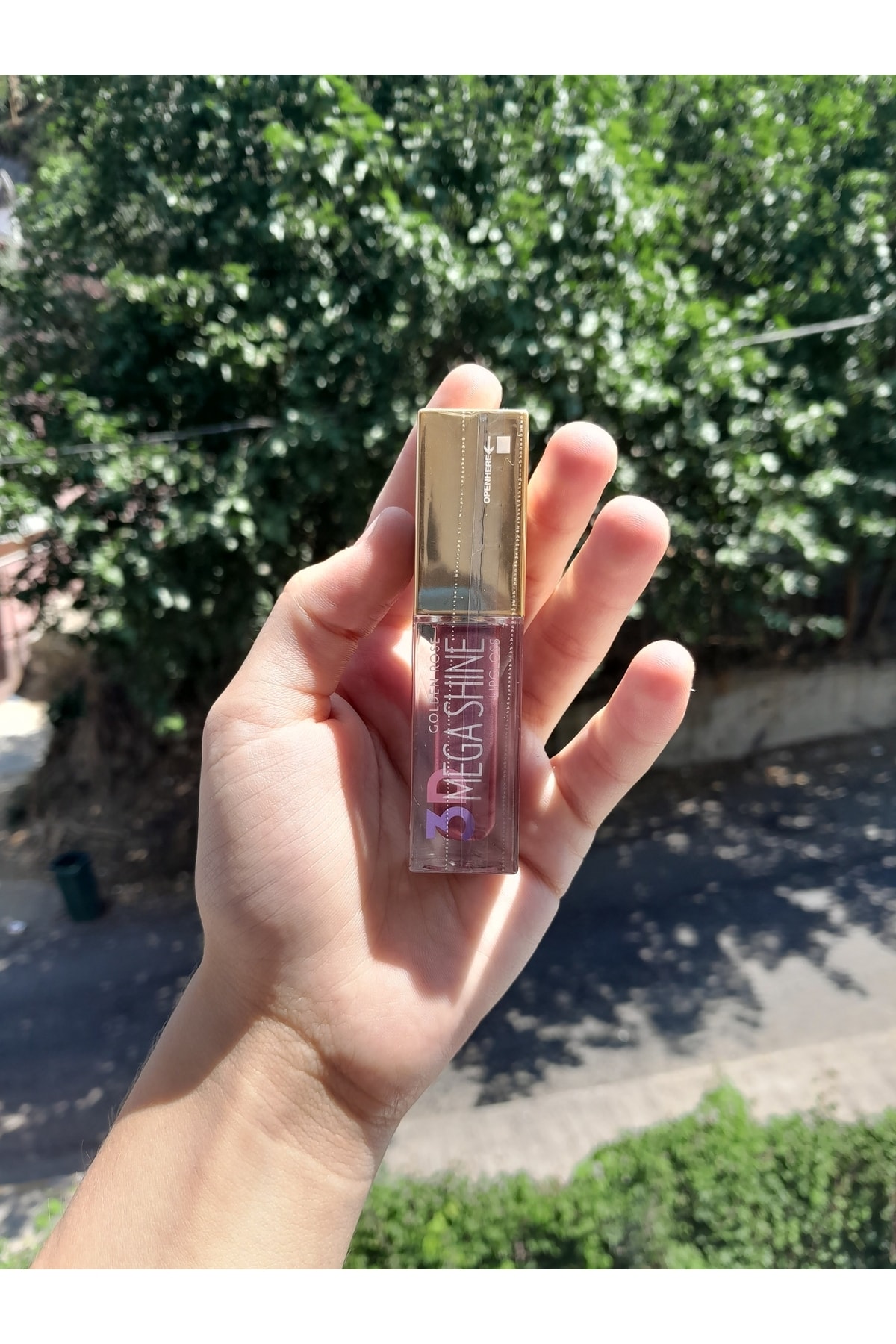 GOLDEN ROSE   3D MEGA SHINE LIPGLOSS NO 118 SHIMMER-