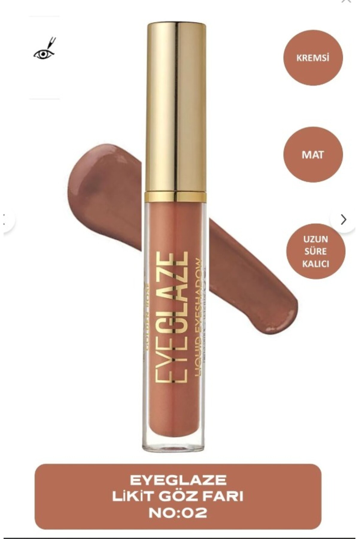 Golden Rose Likit Göz Farı NO:02 CINNAMON-