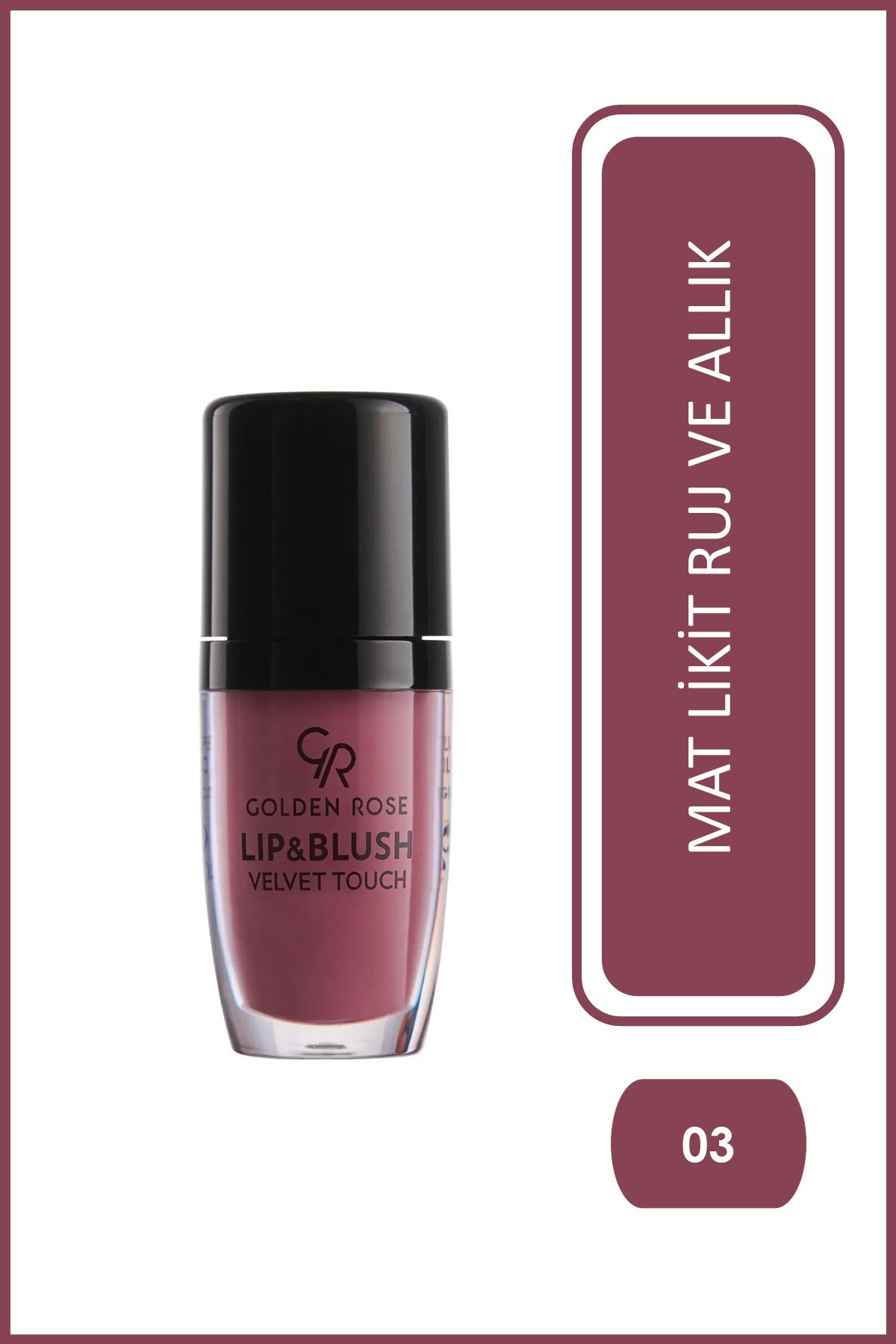 Golden Rose Ruj & Allık - Lip Blush Velvet No: 03-