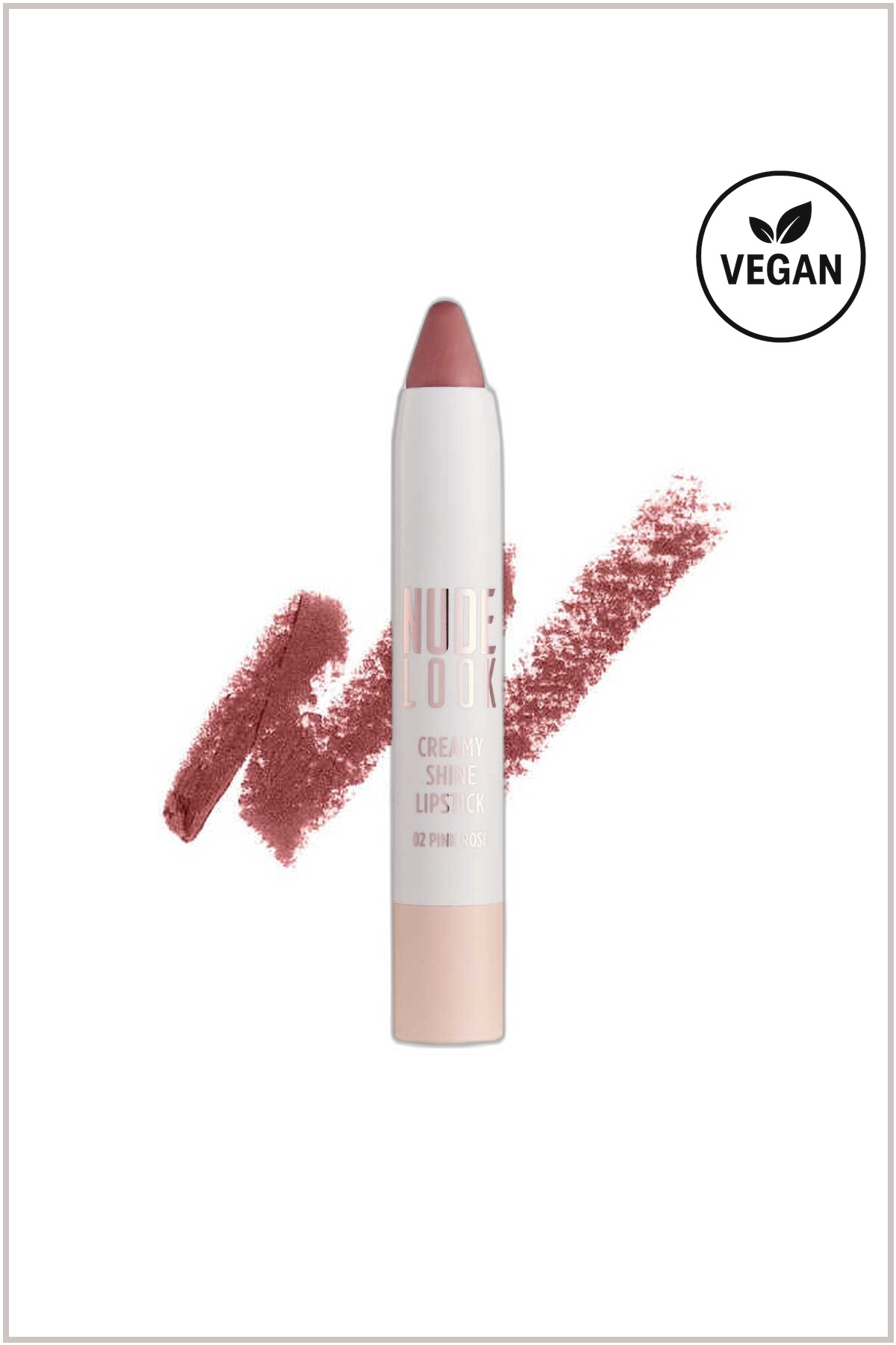 Golden Rose Nude Look Creamy Shine Lipstick No: 02-