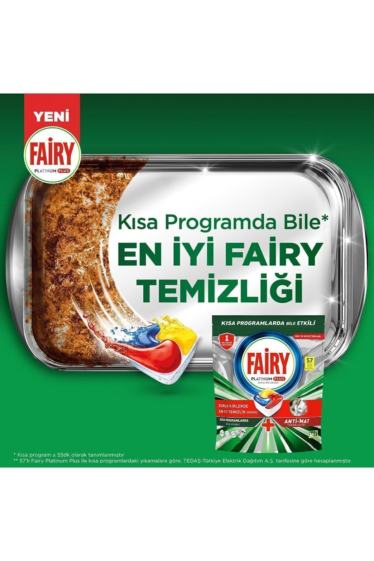 FAİRY PLATİNUM PLUS ULTRA TEMİZLİK BULAŞIK MAKİNES-