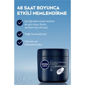 Nivea Men El Ve Vücut Kremi Deep Impact 400 Ml,-