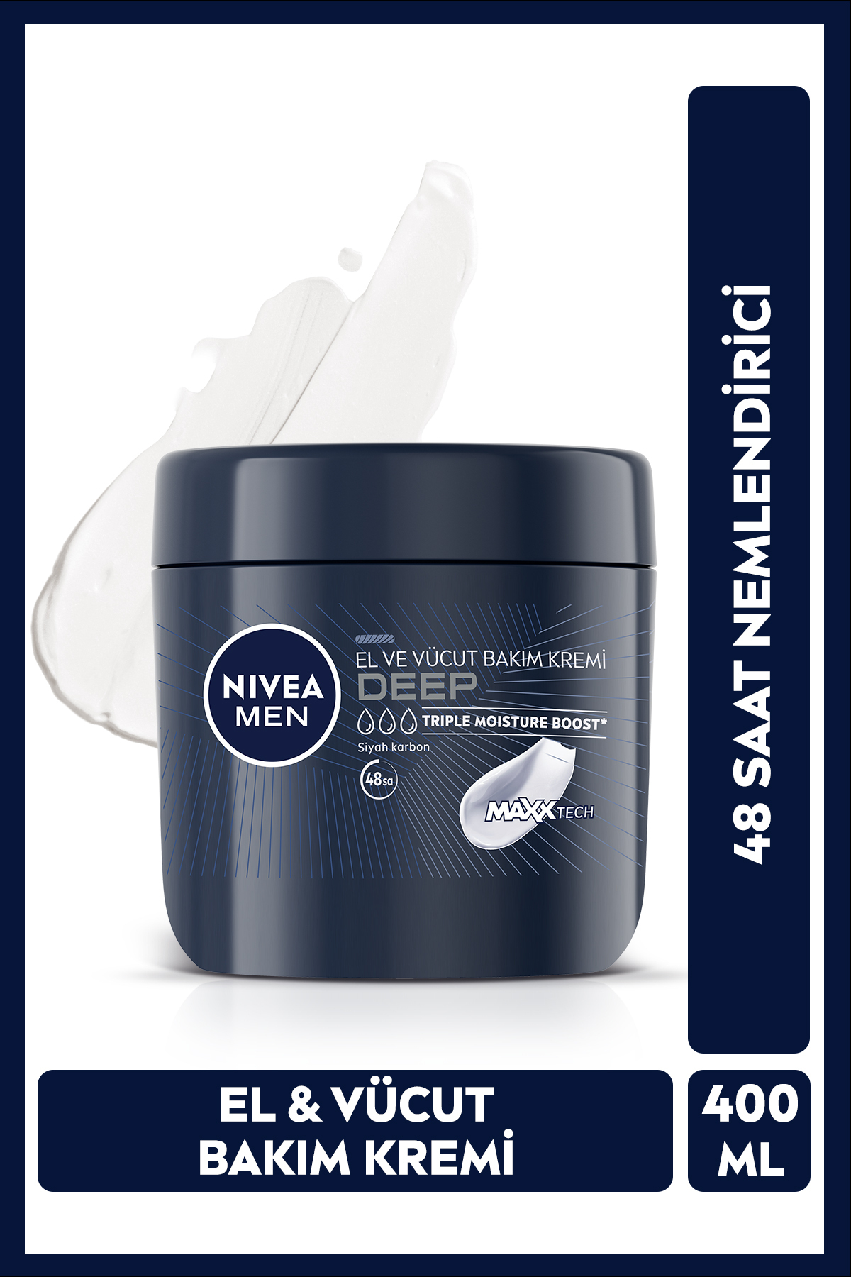 Nivea Men El Ve Vücut Kremi Deep Impact 400 Ml,-