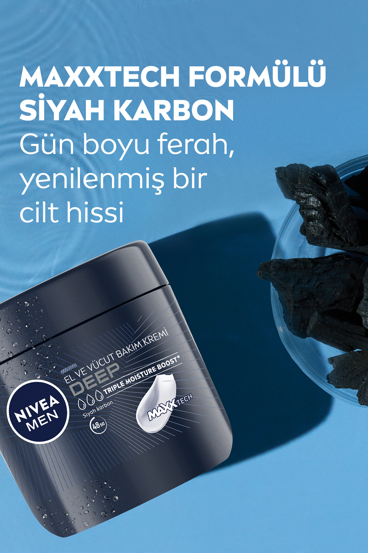 Nivea Men El Ve Vücut Kremi Deep Impact 400 Ml,-