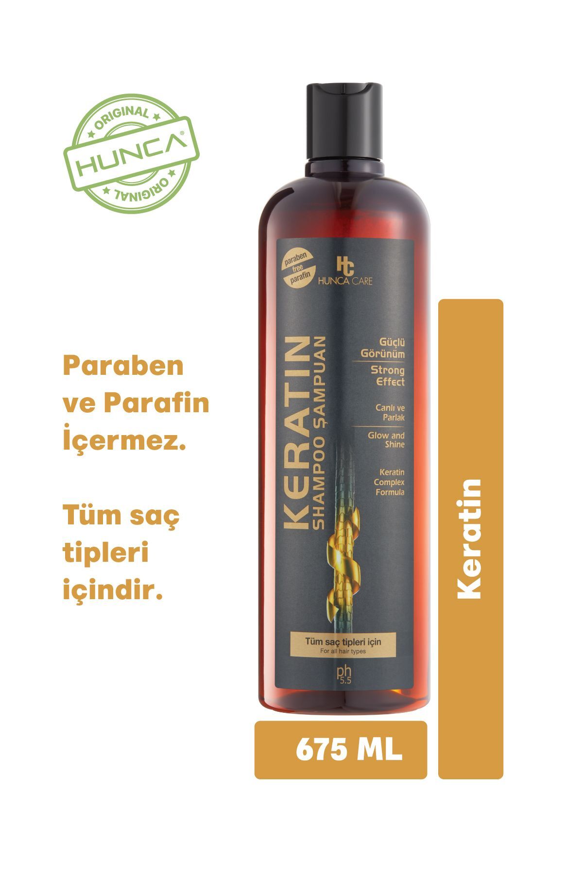 HUNCA CARE KERATİN ŞAMPUAN 675 ML-