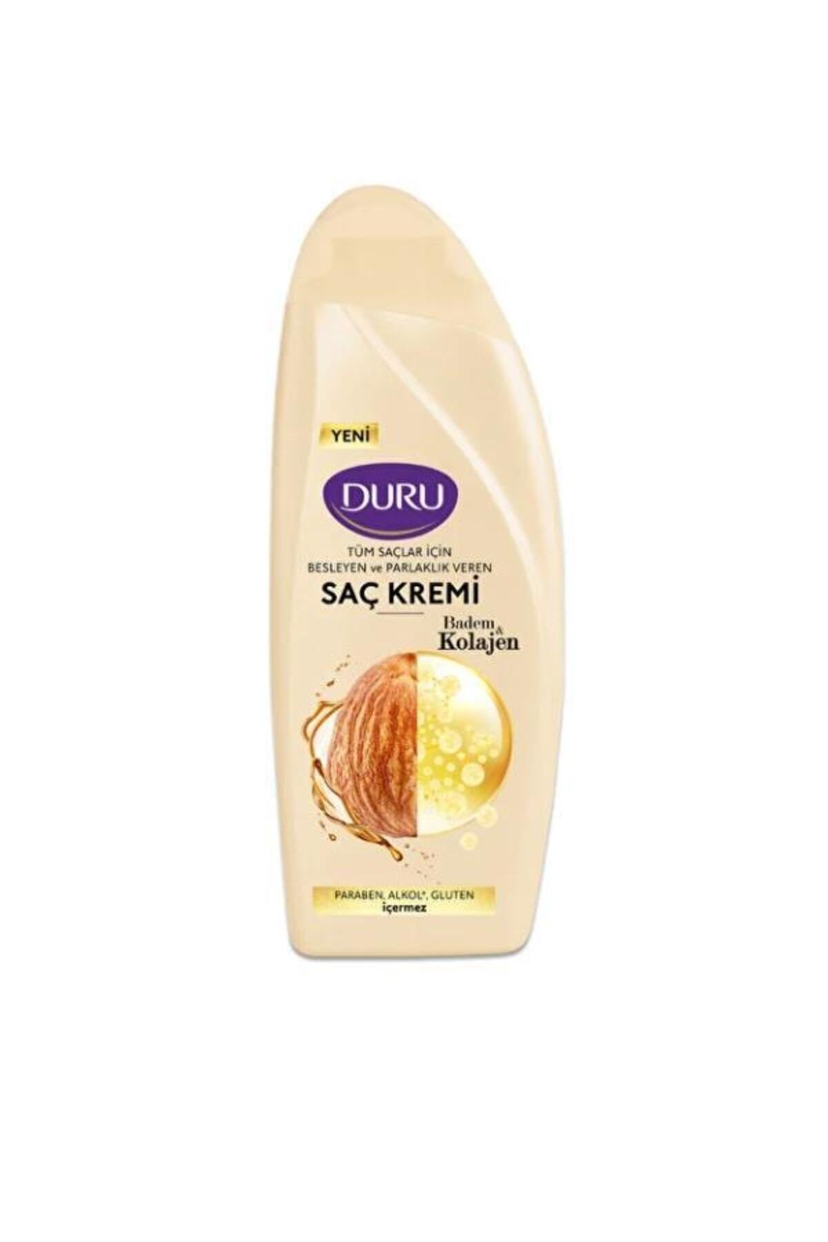 DURU SAÇ KREMİ KOLOJEN BADEM 500 ML-