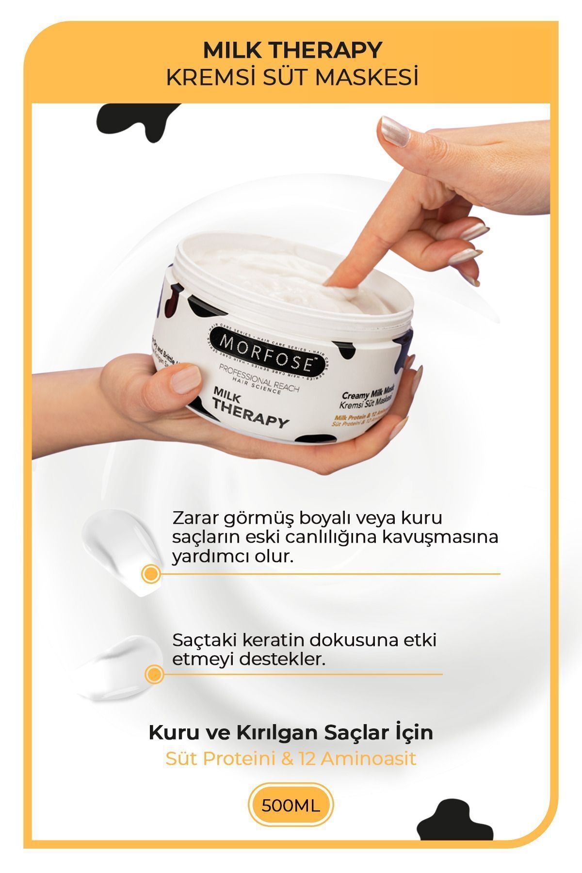 Morfose Milk Theraphy Maske 500ml-