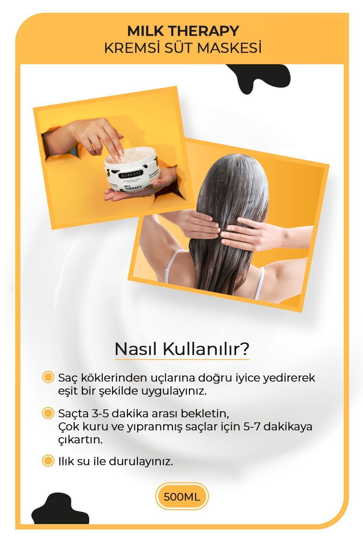 Morfose Milk Theraphy Maske 500ml-