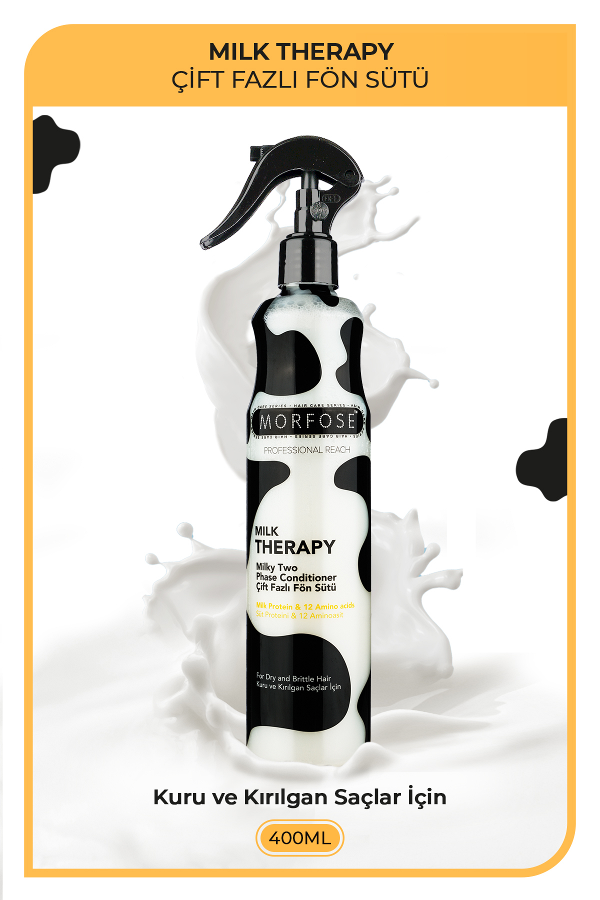 Morfose Milk Therapy Saç Bakım Fön Suyu 400 ml-