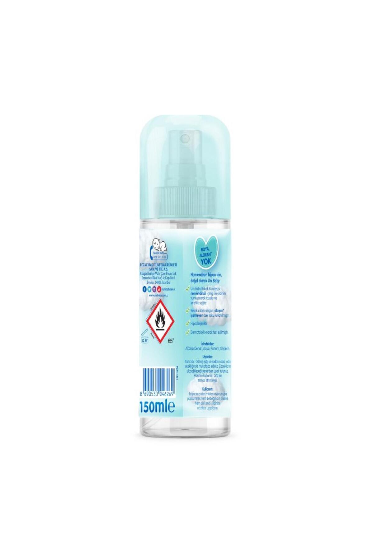Uni Baby Kolonya Bebeksi Kokular 150 ml-