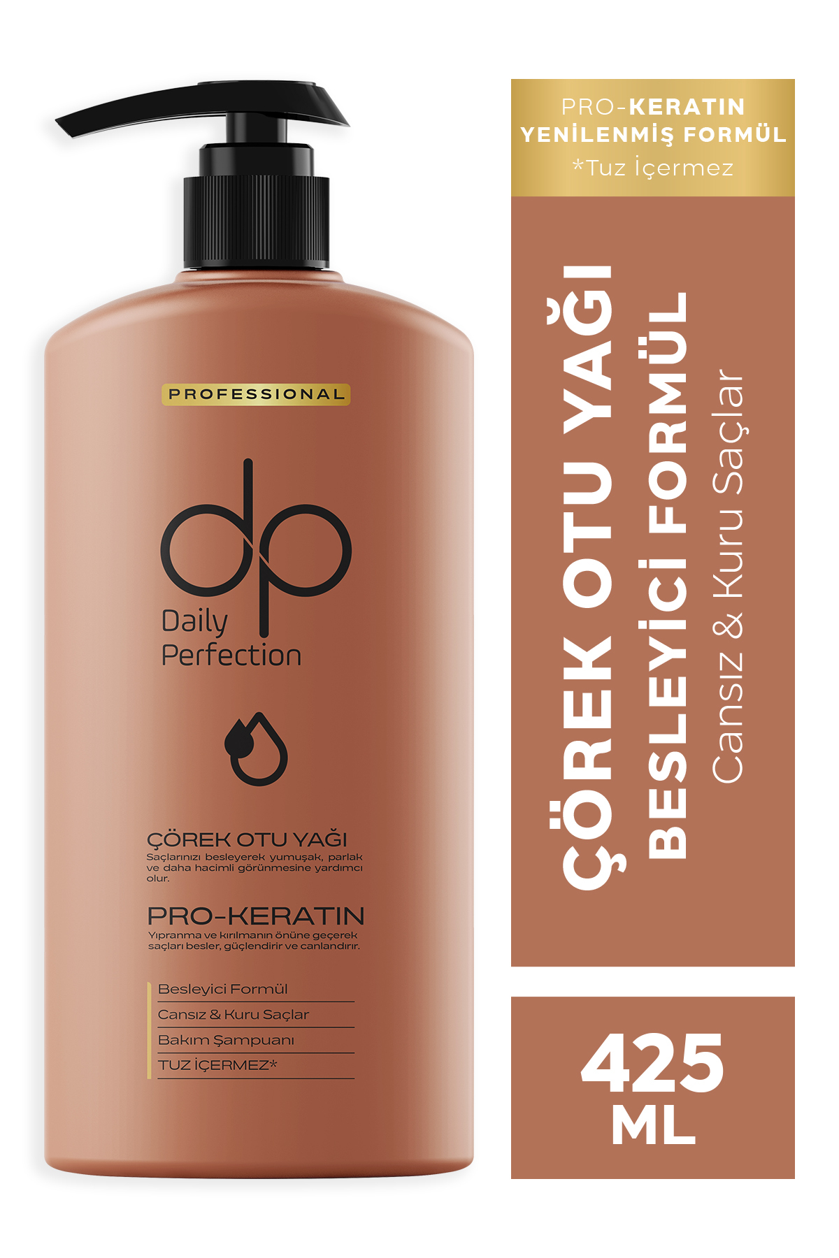 dp Daily Perfection 425 ml Çörekotu Yağı Şampuan-