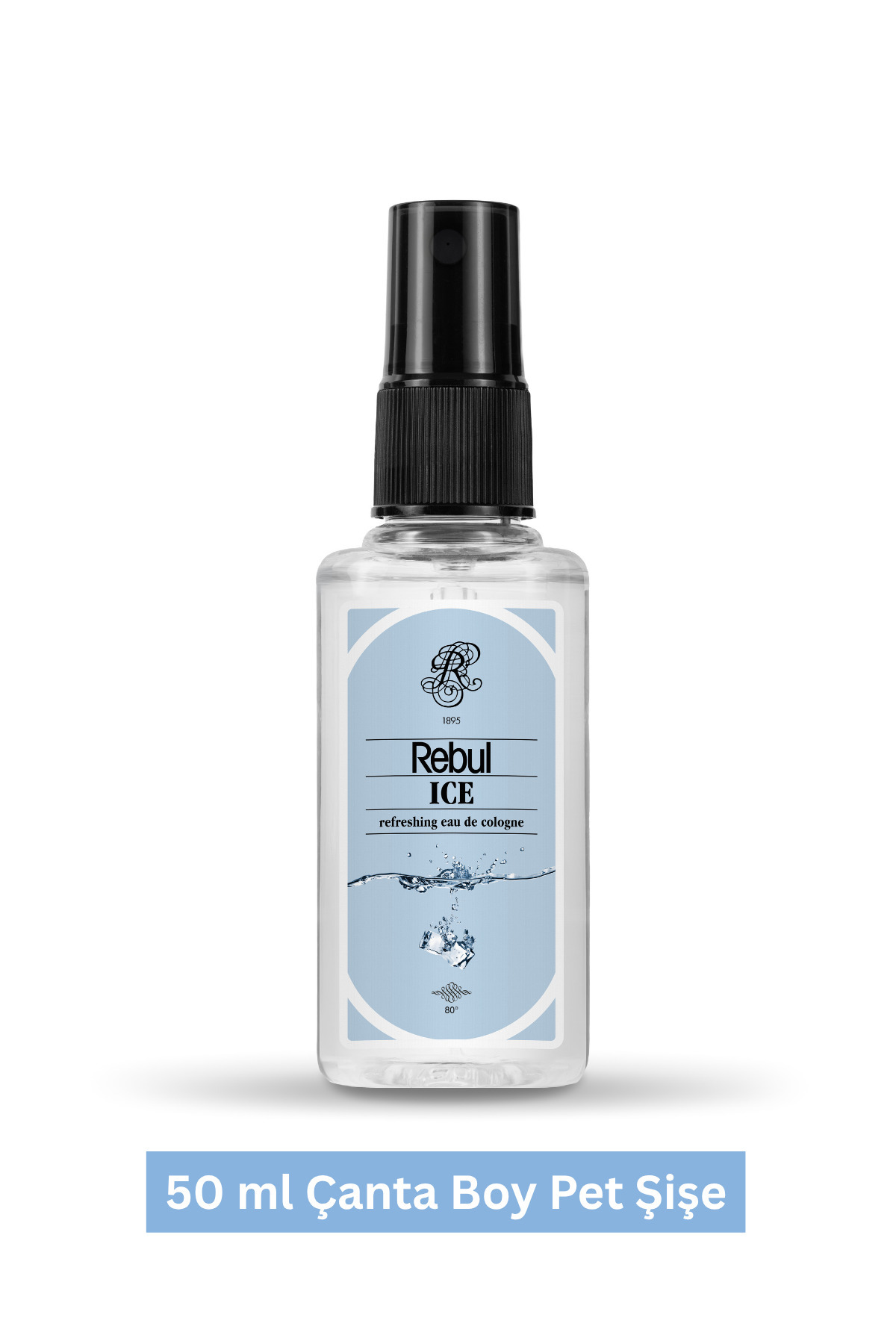 Rebul Ice - Buz 80 Derece 50 ml Sprey Kolonya-