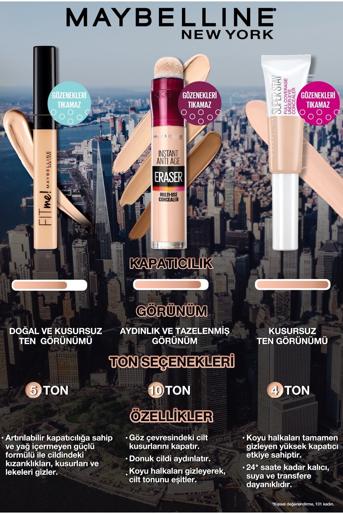 Maybelline New York İnstant Anti Age Eraser 05-