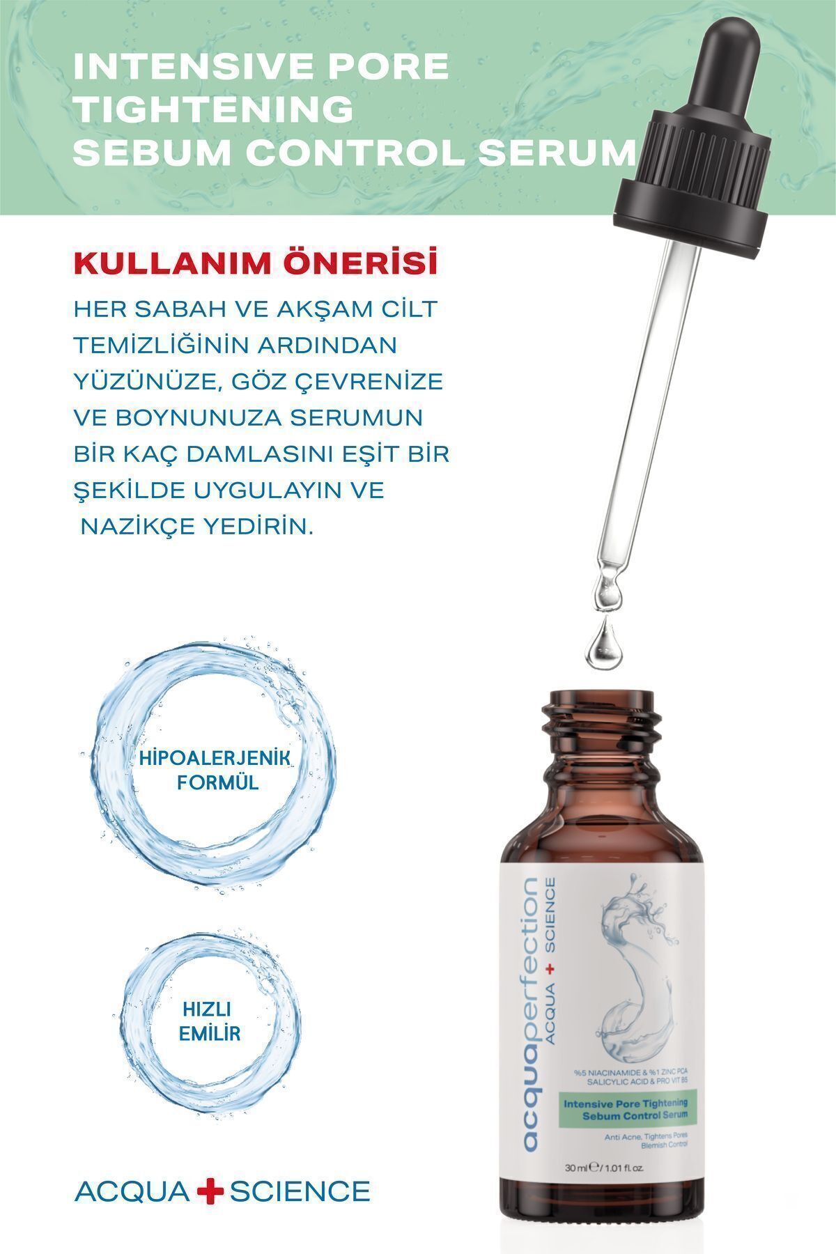 Acqua Perfection Sivilce Siyah Nokta Bakım Serumu-