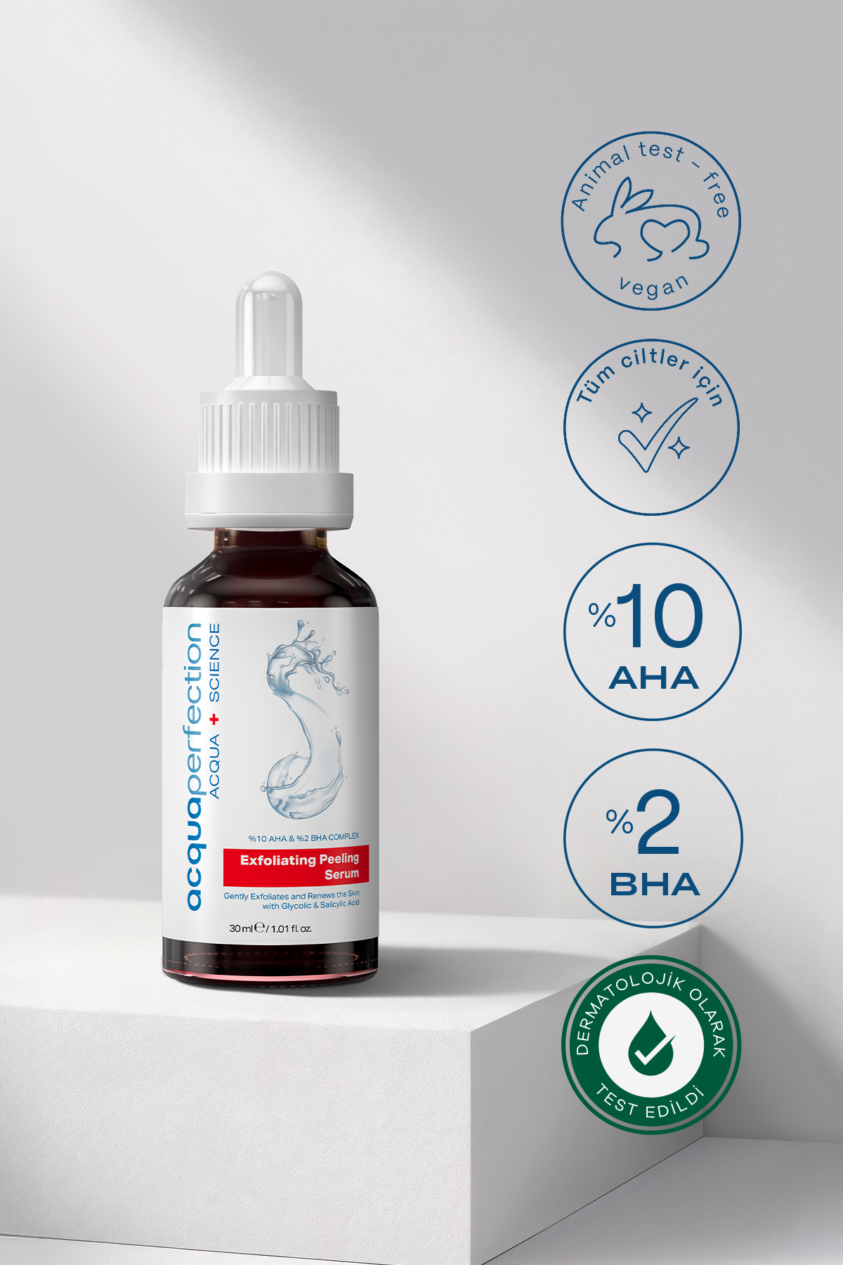 Acqua Perfection 10% AHA+2%BHA Kırmızı Peeling Ser-
