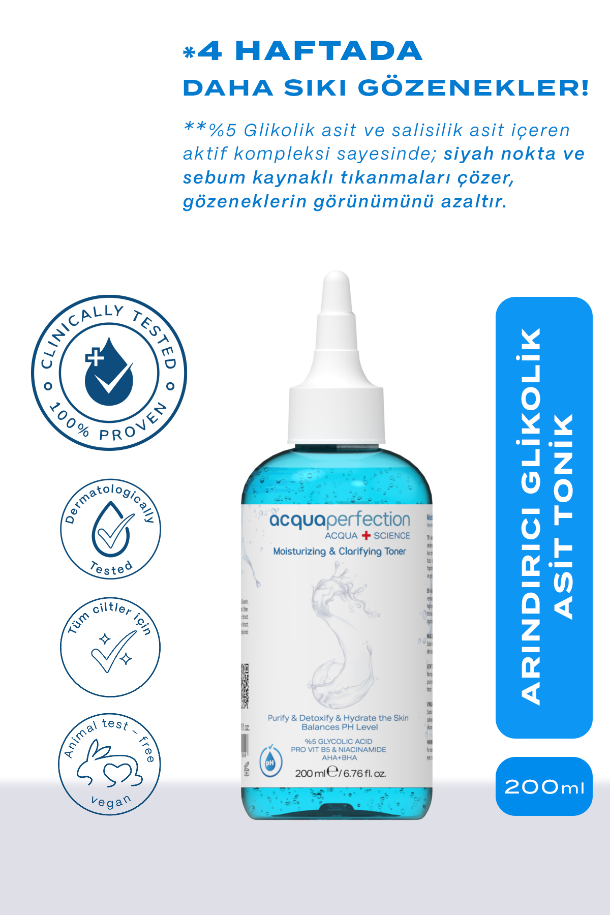 Acqua Perfection Gözenek Temizleyici Tonik 200ml-