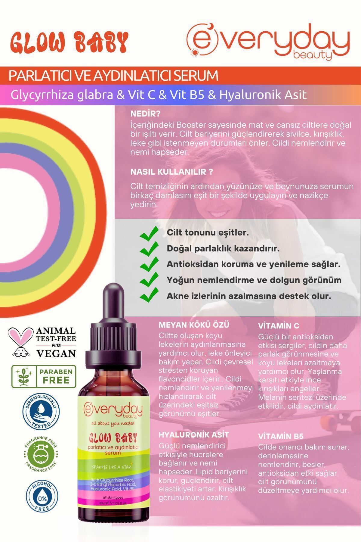 Everyday Beautiy Glow Baby C Vitamini Serum 30ml-