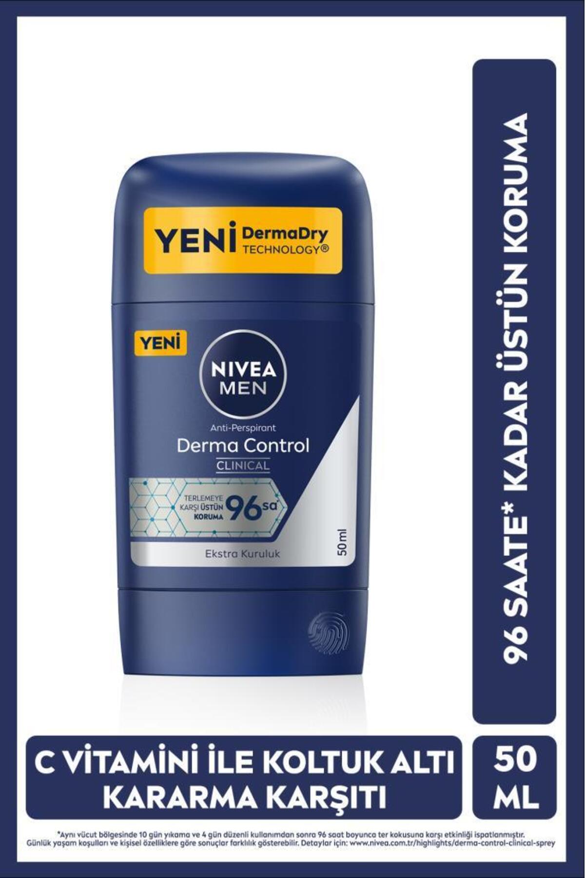Nivea Erkek Stick Deodorant Derma Control Clinical-