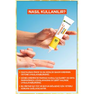 Garnier C Vitamini Parlak Güneş Koruyucu Görünmez-
