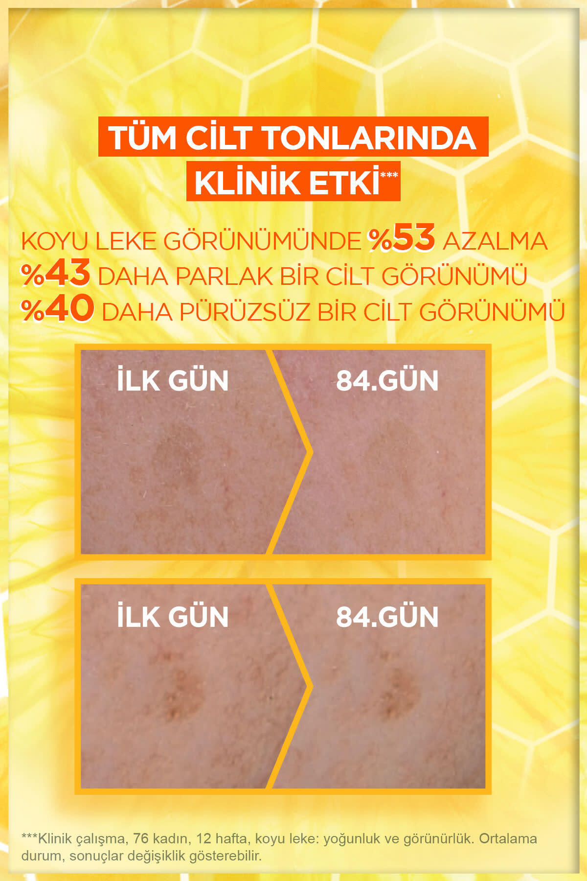 Garnier C Vitamini Parlak Güneş Koruyucu Görünmez-
