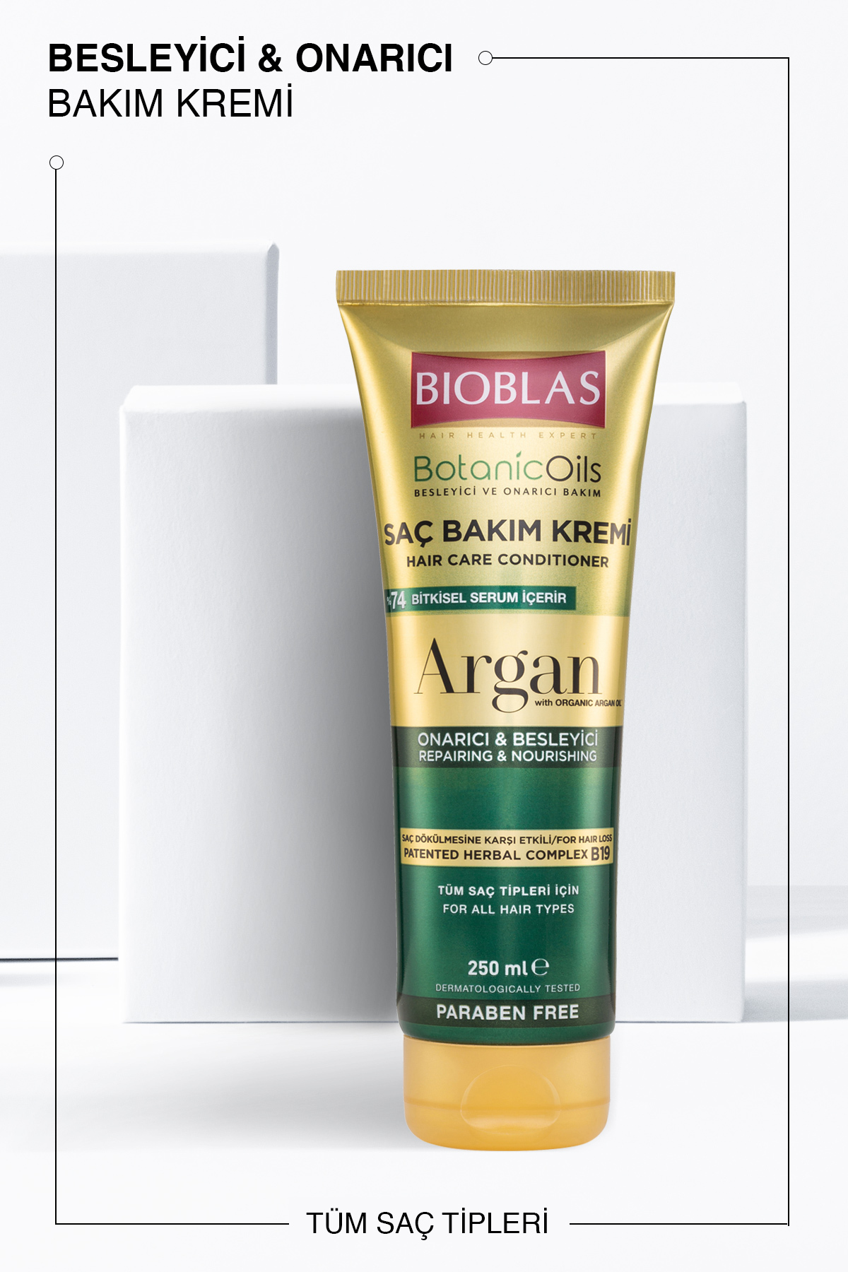 Bioblas Botanic Oils Argan Yağlı Saç Kremi 250 ml-