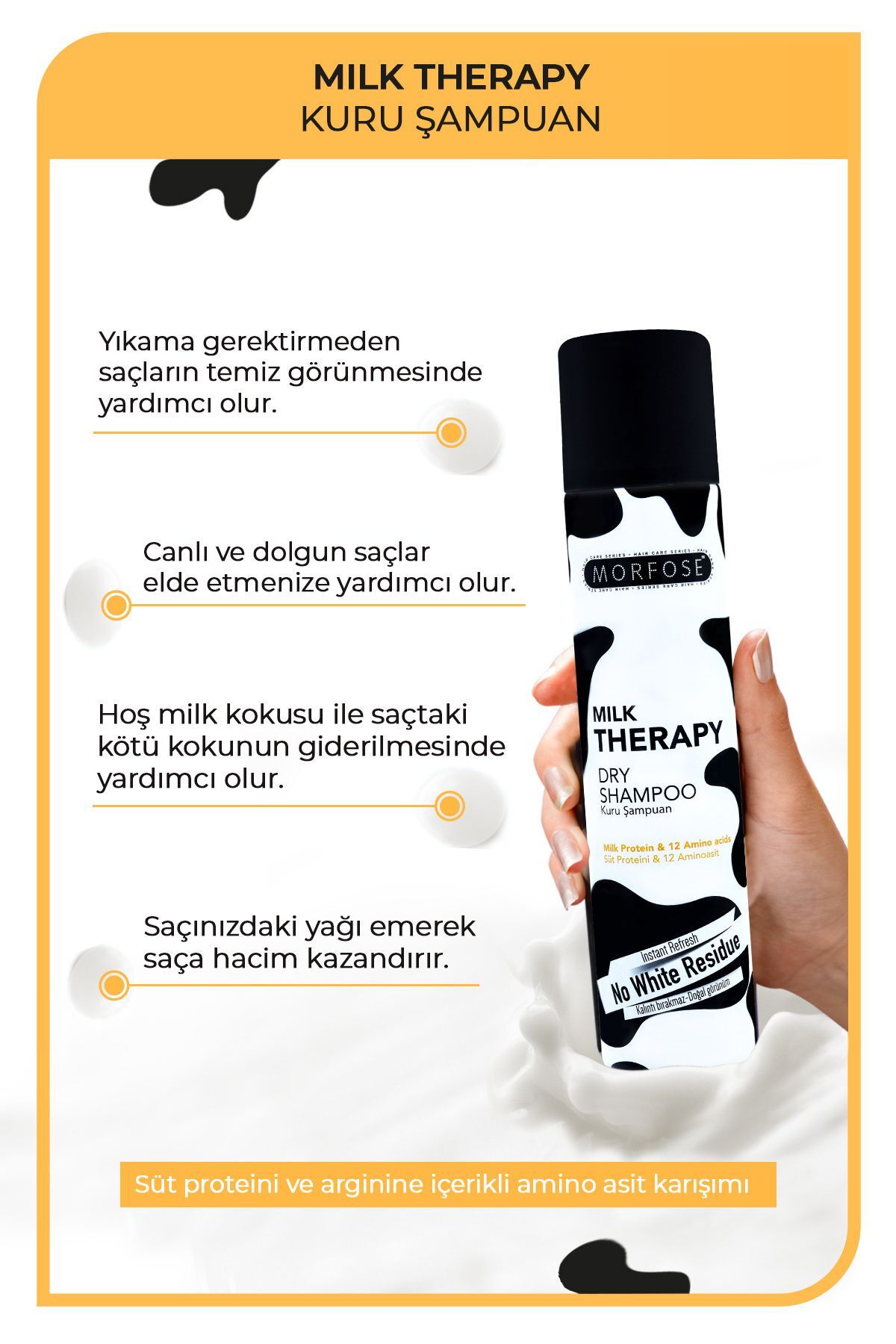 Morfose Milk Therapy Kuru Şampuan 200 ml-