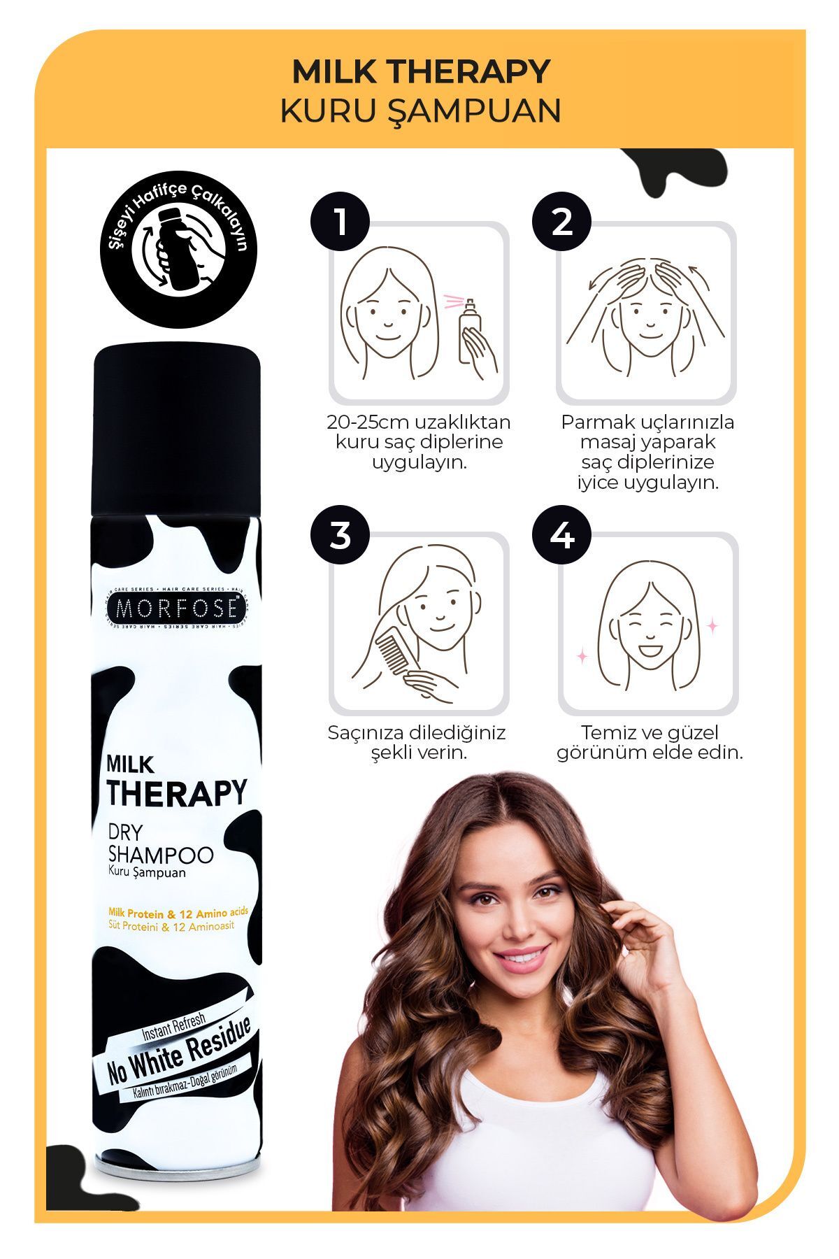 Morfose Milk Therapy Kuru Şampuan 200 ml-