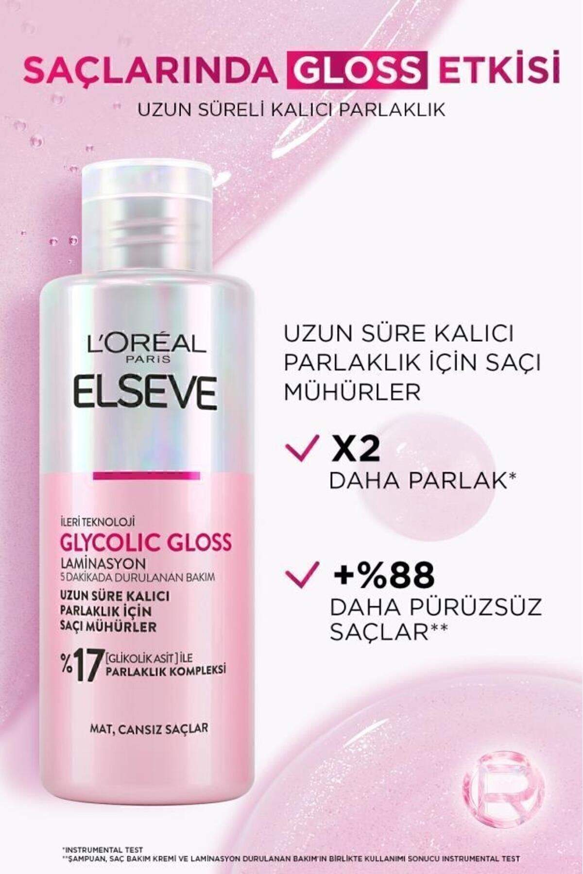 Elseve Glycolic Gloss Parlaklığı Saça Mühürleyen-
